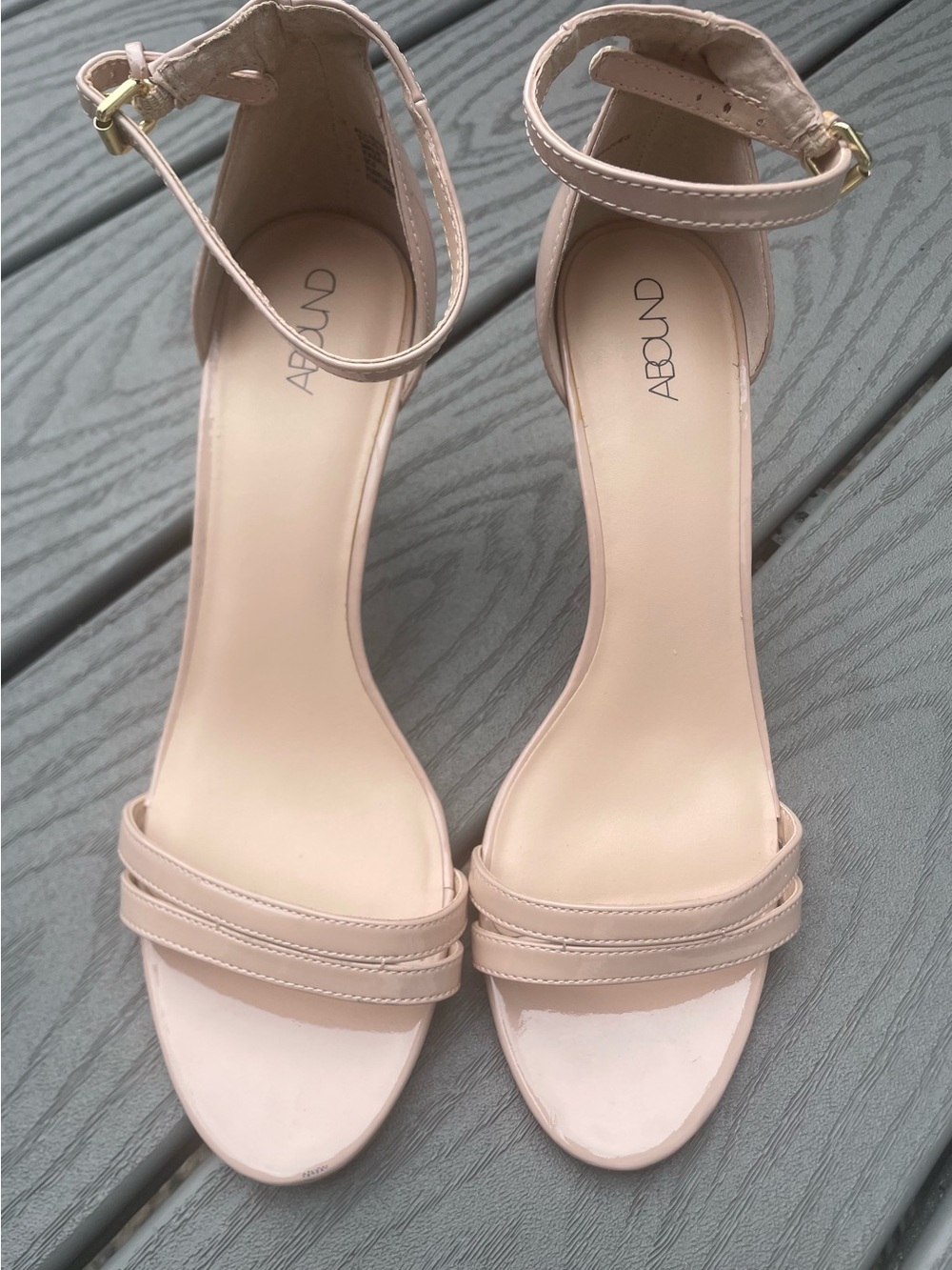 Abound Blush Pink Ankle-Strap Heeled Sandals